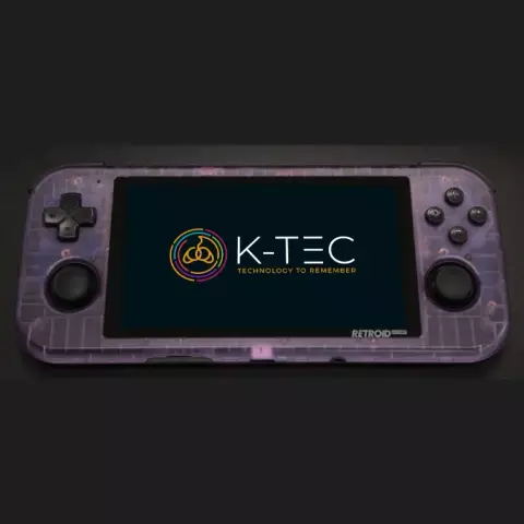 The Retroid Pocket 3 Plus, pre-configured by K-TEC UK with 55 consoles ready to play out of the box.