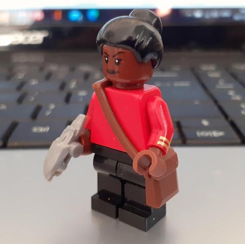 Lt Nyota Uhura from STAR TREK - a LEGO creation