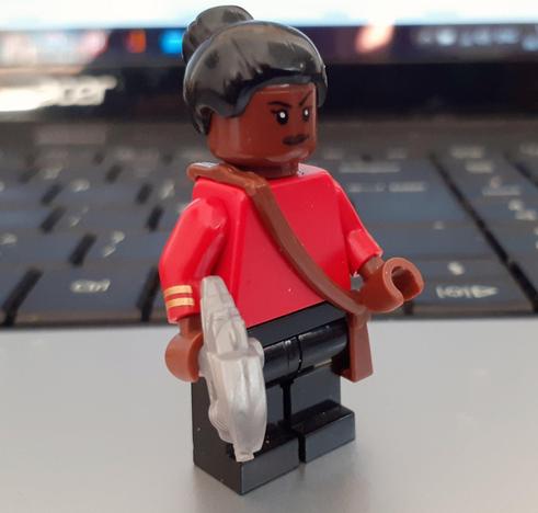Lt Nyota Uhura from STAR TREK - a LEGO creation