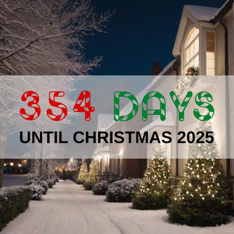 Image created using AI technology provided by Fooocus v2.5.5 (https://github.com/lllyasviel/Fooocus).
Front text: "354 days until Christmas 2025"