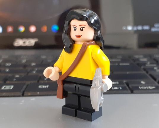 Number One (Una Chin-Riley) as a LEGO minifigure