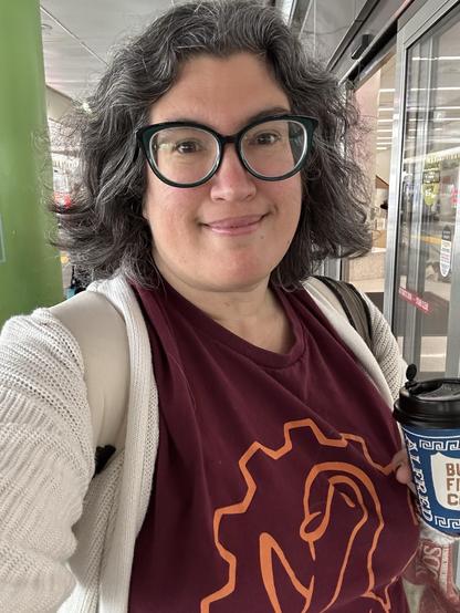 At LAX wearing a SCaLE shirt!
