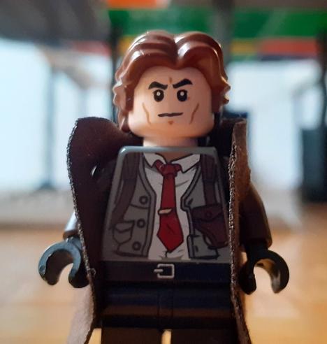 DCI Gene Hunt as a LEGO minifigure