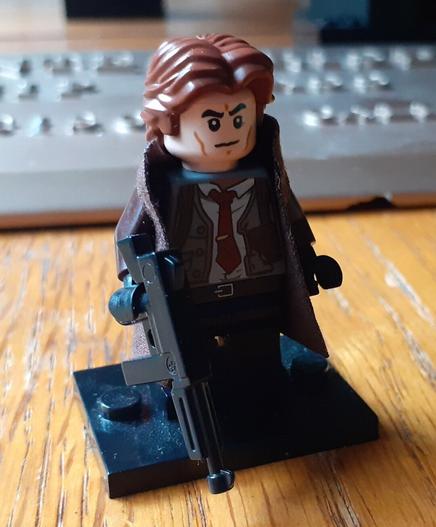DCI Gene Hunt as a LEGO minifigure