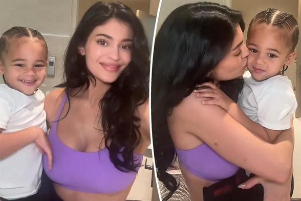 Kylie Jenner's son, Aire, is her mini-me in Coachella video
