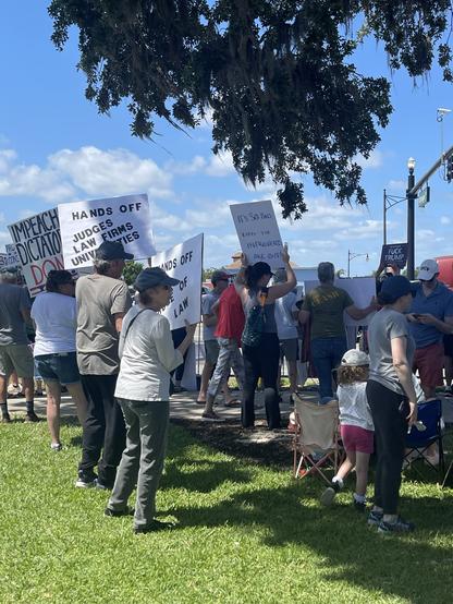 Protesters.