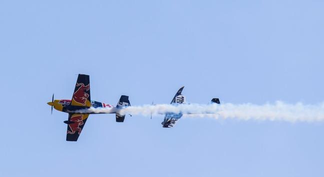 aerobatics from the Matt Hall team