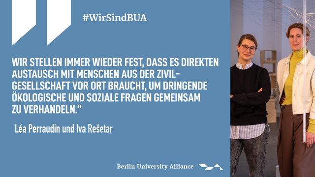 #BUA-Grafik: Die MoA-Forscherinnen Léa Perraudin und
Iva Rešetar beschäftigen sich mit Paraffin