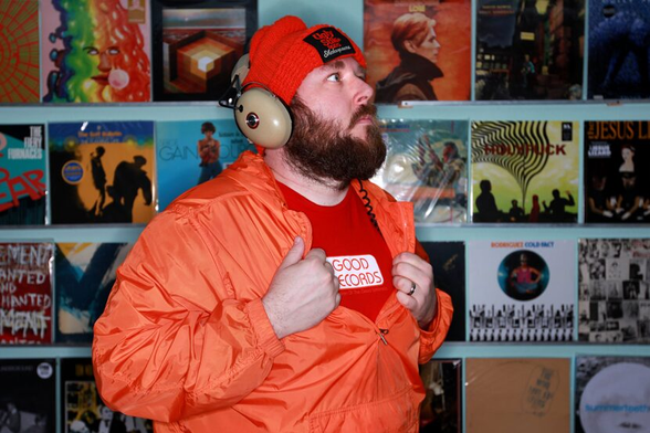 Chris Penn photographed at Good Records in Dallas on Feb. 10, 2010.(Jason Janik/Special Contributor)