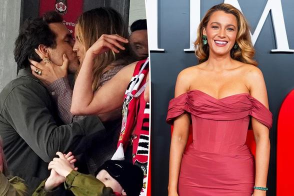 Blake Lively, Ryan Reynolds pack on the PDA after her controversial Time100 gala honor