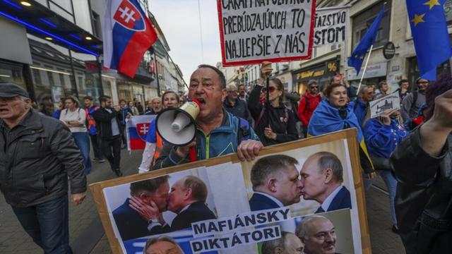 Slovaks rally to condemn legislation they say would harm nongovernmental groups