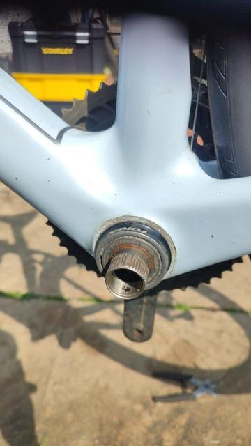 I've been really thwacking this with a mallet trying to push it through but it doesn't budge! Any ideas?