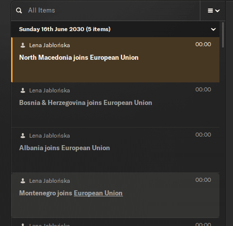 2030 in the EU. Corrmd