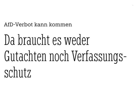 Überschrift des im Beitrag verlinkten Artikels