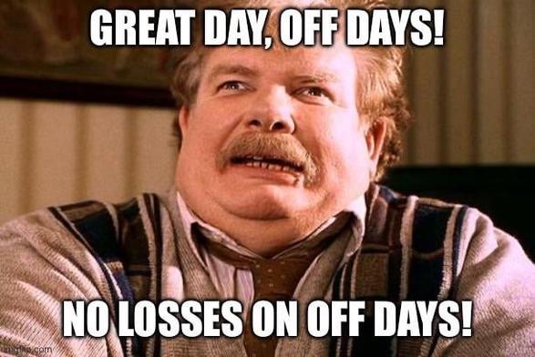 Anyone else? Happy Off Day 🥴