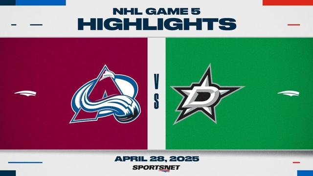 NHL Game 5 Highlights | Avalanche vs. Stars - April 29, 2025