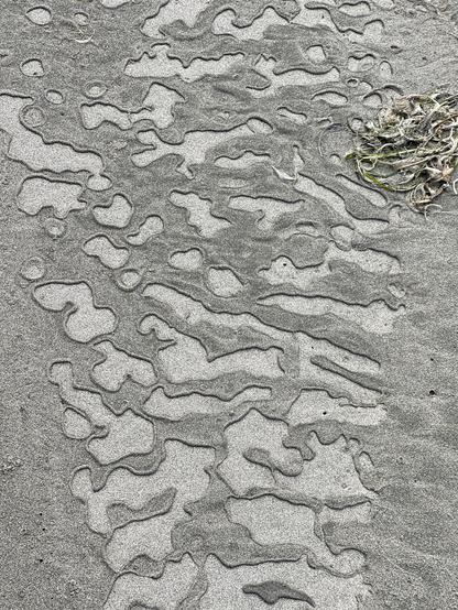 Pattern in sand.