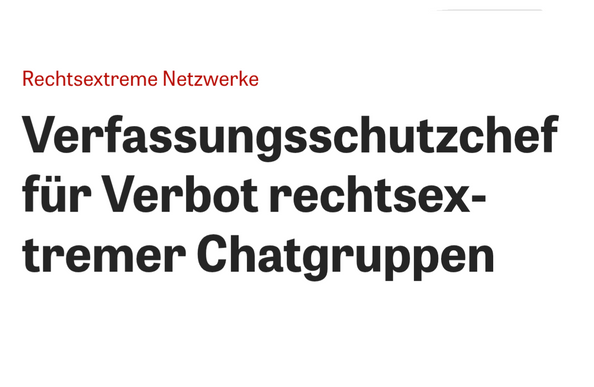 Überschrift des im Beitrag verlinkten Artikels