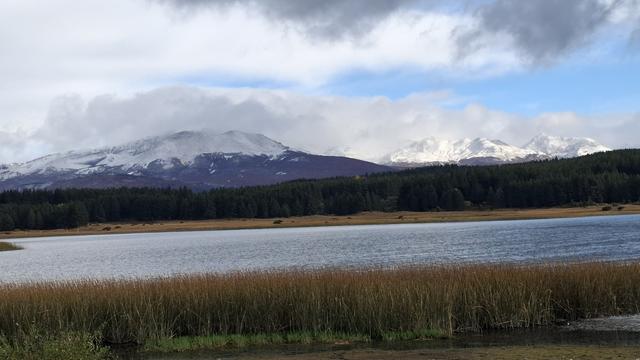 Schnee und See