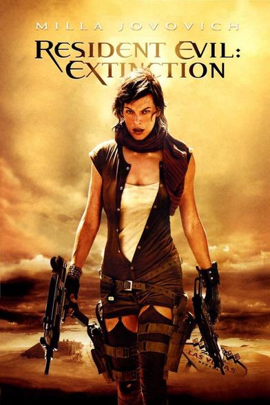 Resident evil: extinction elokuvan juliste.