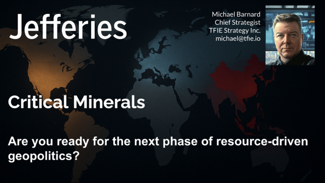 The Geopolitics Of Critical Minerals: China’s Grip & The West’s Response