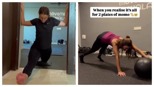 Triptii Dimri shows just how much you have to sweat in the gym to burn off ‘two plate momos’ | Health