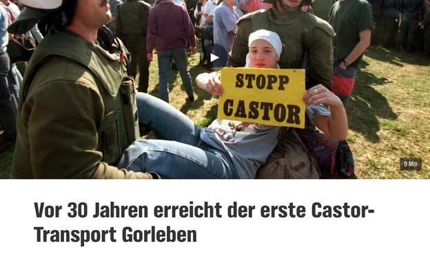 Stopp castor. Homepagebild