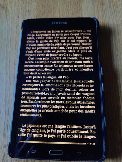 an eBook opened with koreader