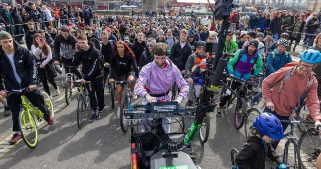 Drum & Bass bike 'coming home' to South Bristol this weekend