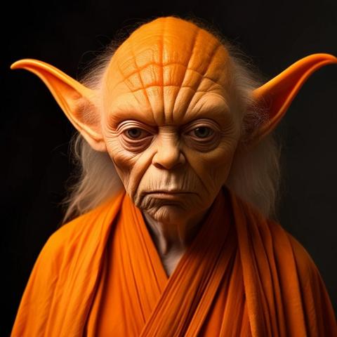 Image with seed 3823992317 generated via Stable Diffusion through @stablehorde@sigmoid.social. Prompt: American Tangerine Palpatine
