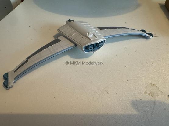 Rollbar part of the model sitting on a white table.