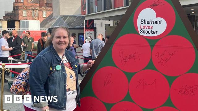 Snooker fan attends every session of Sheffield World Championships