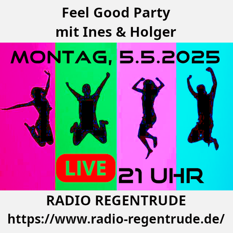 🇩🇪 Plakat zur heutigen Radiosendung. Bild (ohne Text): Pixabay, kein Bildquellennachweis erforderlich.

🇬🇧 Poster with details of today's radio show, Image (without text): Pixabay, no image creds needed.