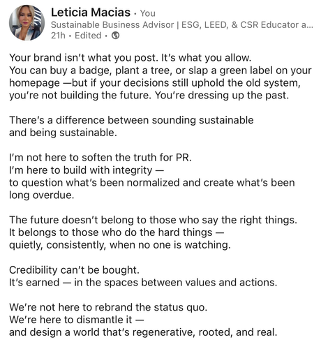 Your brand isn’t what you post. It’s what you allow.