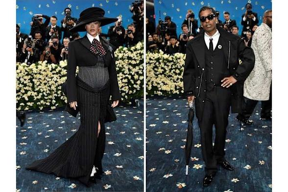 Rihanna is expecting baby No. 3 with A$AP Rocky, the rapper confirms at the 2025 Met Gala