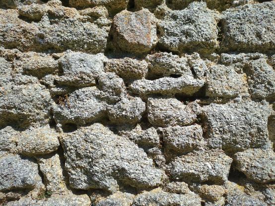 medieval stone wall