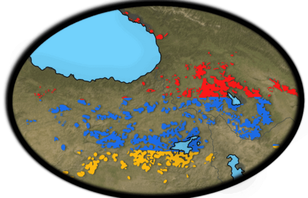 Distribution of Armenians 1900 and 2000