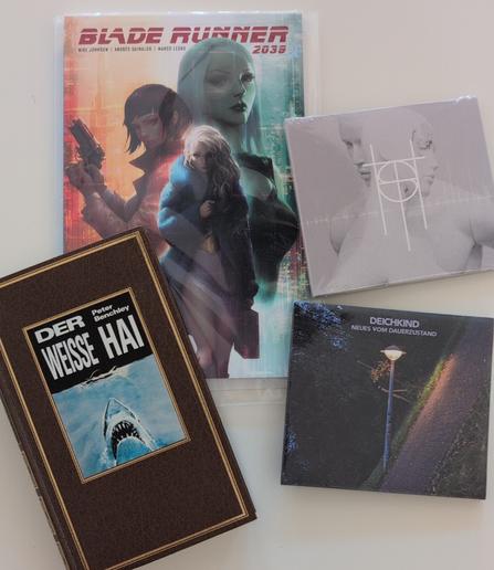 Der weisse Hai Buch
Blade 3unner 2039 Comic
Neues vom Dauerzustand Deichkind CD
Høst IX CD