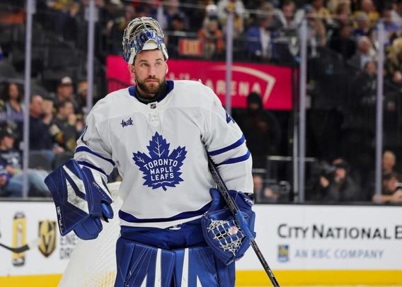 Leafs goalie Anthony Stolarz appears unlikely to return to series vs. Panthers, hasn’t begun skating