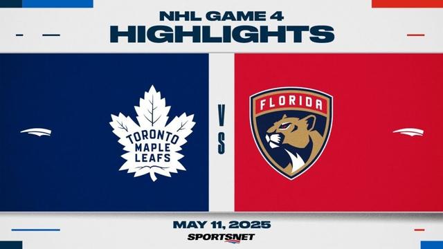 NHL Game 4 Highlights | Maple Leafs vs. Panthers - May 11, 2025