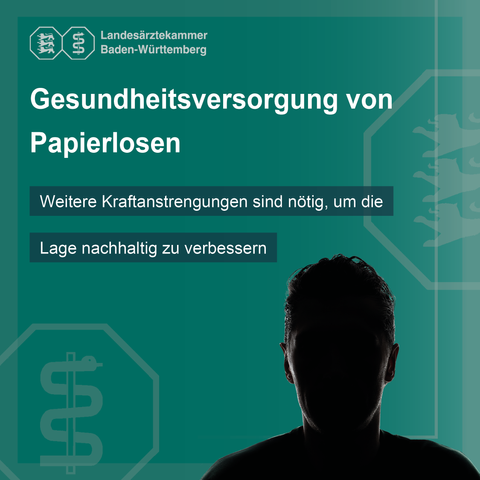Symbolfoto eines Menschen, der durch das "Raster gefallen ist" und keine Krankenversicherung hat. Es handelt sich um eine schwarze Silhouette.