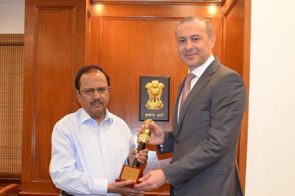 Armenian Security Chief, Indian PM’s advisor discuss Armenia-India agenda