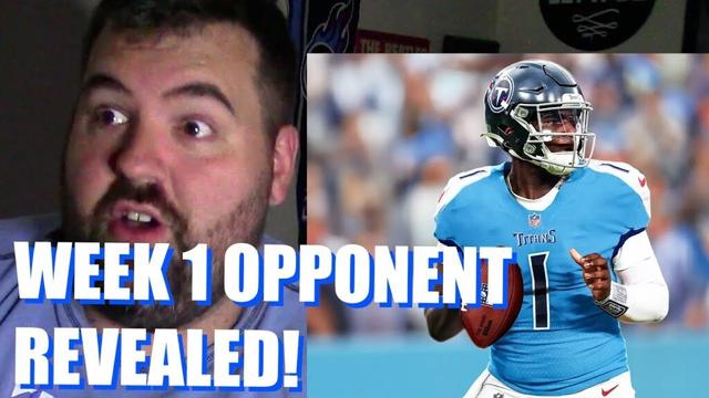 Tennessee Titans fan reaction to the reveal of the Titans week 1 opponent in 2025!