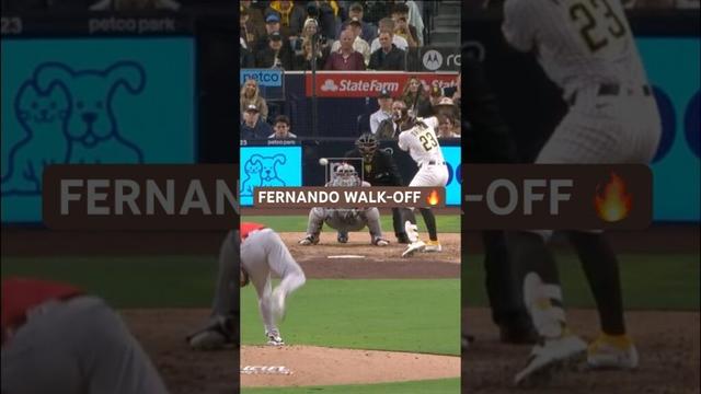INTO THE SAN DIEGO NIGHT!!! #walkoff #padres #mlb #epic #fernandotatisjr