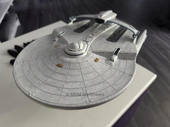 Top view of the entire model.
