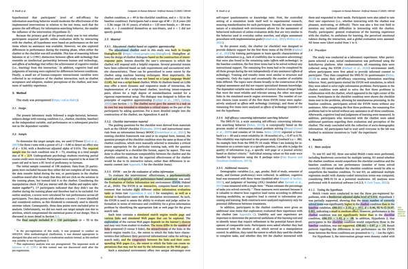 Methods and initial result
