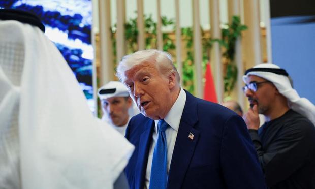 Donald Trump, el 16 de mayo de 2025, en su visita a Abu Dabi. (Amr Alfiky / Reuters)