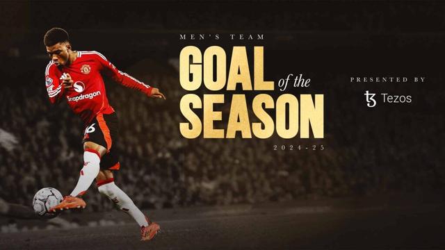 Amad wins Man Utd Goal of the Season award for 2024/25