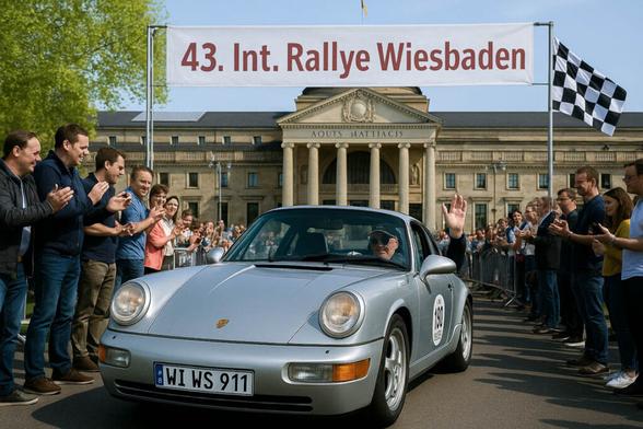 Int. Rallye Wiesbaden heute endet am Kurhaus