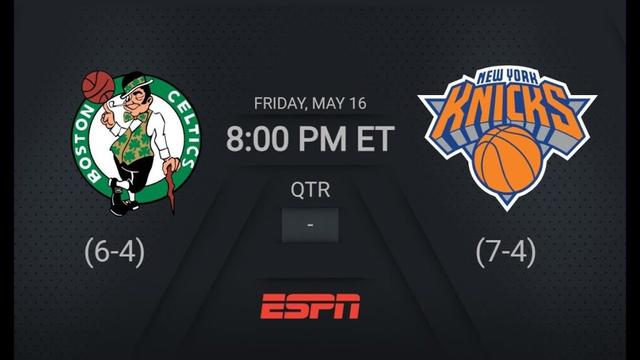 Boston Celtics @ New York Knicks | #NBAPlayoffs presented by Google ESPN Live Scoreboard